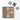 Silicone & Bamboo Tic Tac Toe - Blue/Gray