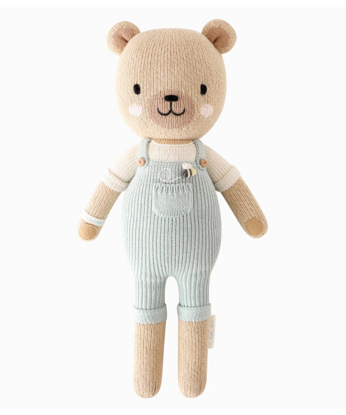 Honey Bear Heirloom Doll – Hand-Knitted Luxury Plush
